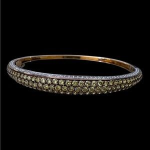 925 STERLING VERMEIL SILVER BANGLE BRACELET